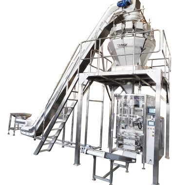 Automatic fresh salad weighing filling packaging machine