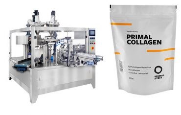 Automaatne pulbri pakkimismasin lukuga doy koti jaoks