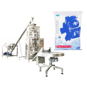 Vertikaalne vorm täitke tihendusmasin mahutikumbriga soola jaoks