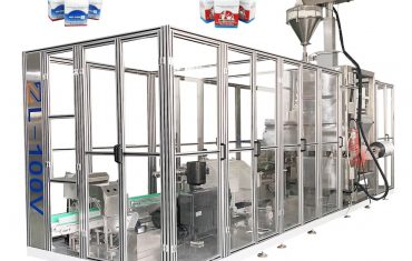 Automaatne kotti moodustav täidise sulgemise tolmuimejaga pakkimismasin