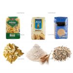 Automaatne lamedapõhjaline kott, mis moodustab täidise märgistamise teradele