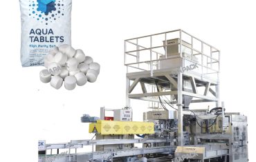 25–50 kg soolatablettide kaaluv täitekottide pakkimismasin